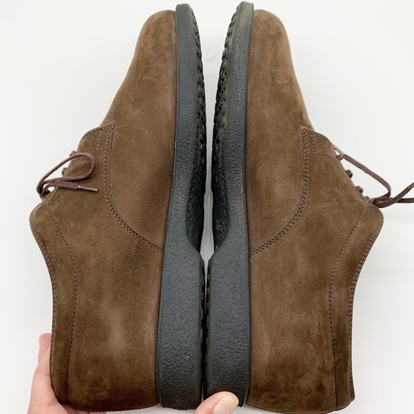 Men’s Auth Tod’s Derby Oxford Lace Up Brown Suede Lace Up Shoes Size 8 - Picture 7 of 15